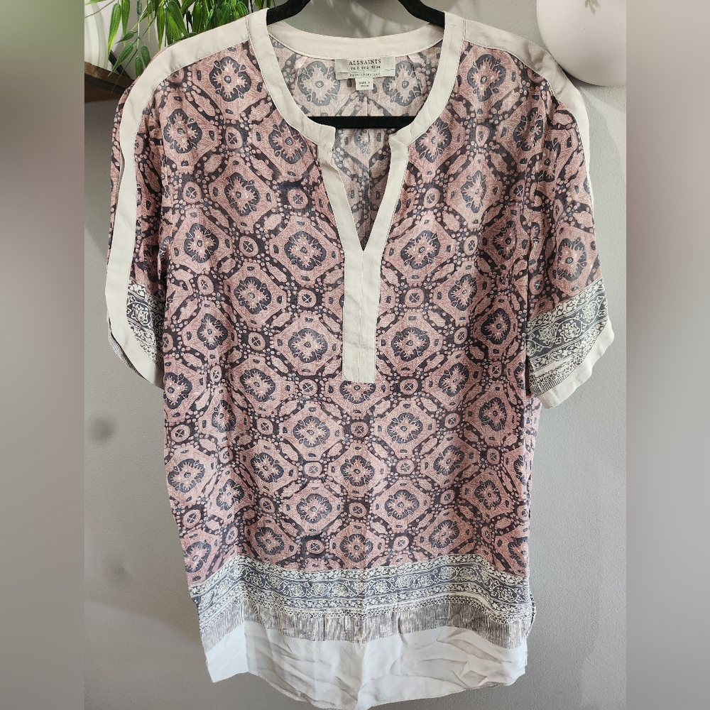 All Saints Silk Tunic/Dress